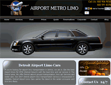 Tablet Screenshot of airportmetrolimo.com